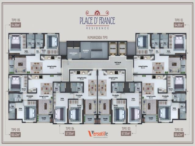 #743 - Apartamento para Venda em Itapema - SC - 3
