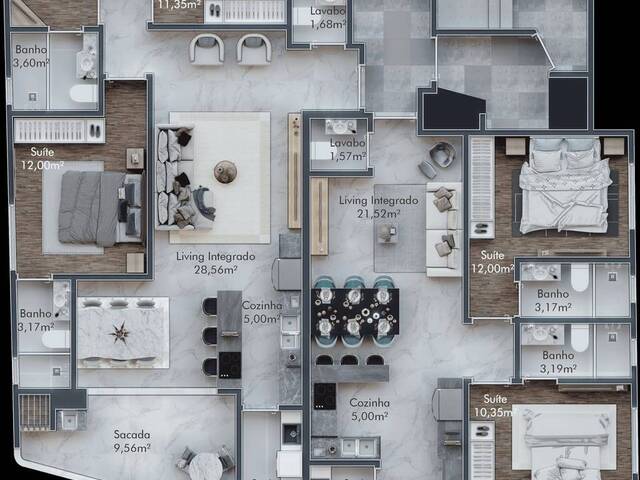 #938 - Apartamento para Venda em Porto Belo - SC