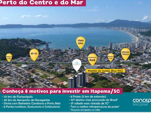 #1074 - Apartamento para Venda em Itapema - SC