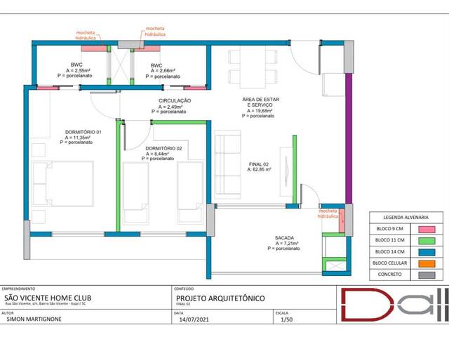 #1379 - Apartamento para Venda em Itajaí - SC - 3