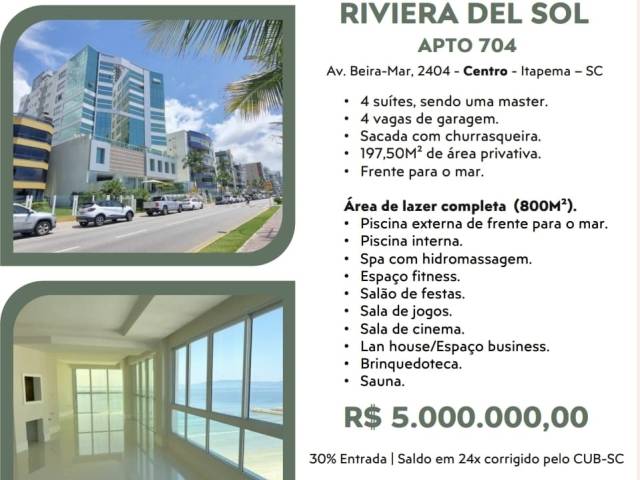 #1581 - Apartamento para Venda em Itapema - SC - 1